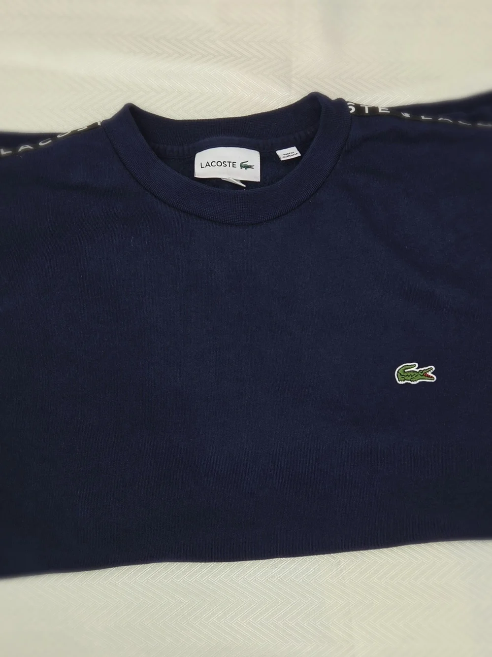 Lacoste Men's Navy Crewneck Sweater